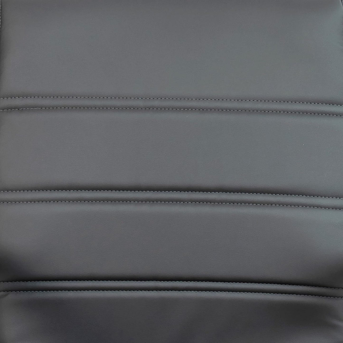 Gray LeatherSoft Office Chair With Swivel Adjustable Height