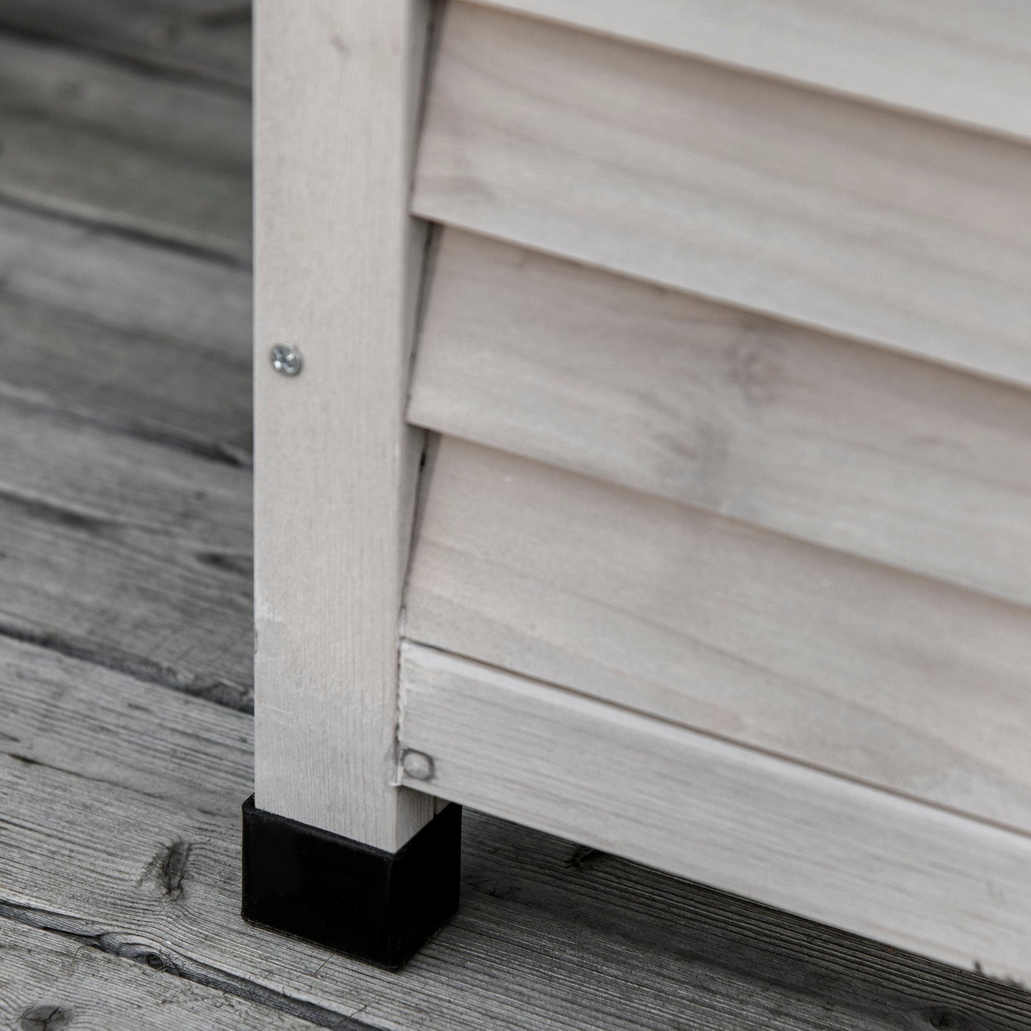 Outsunny 75 Gallon Wooden Deck Box