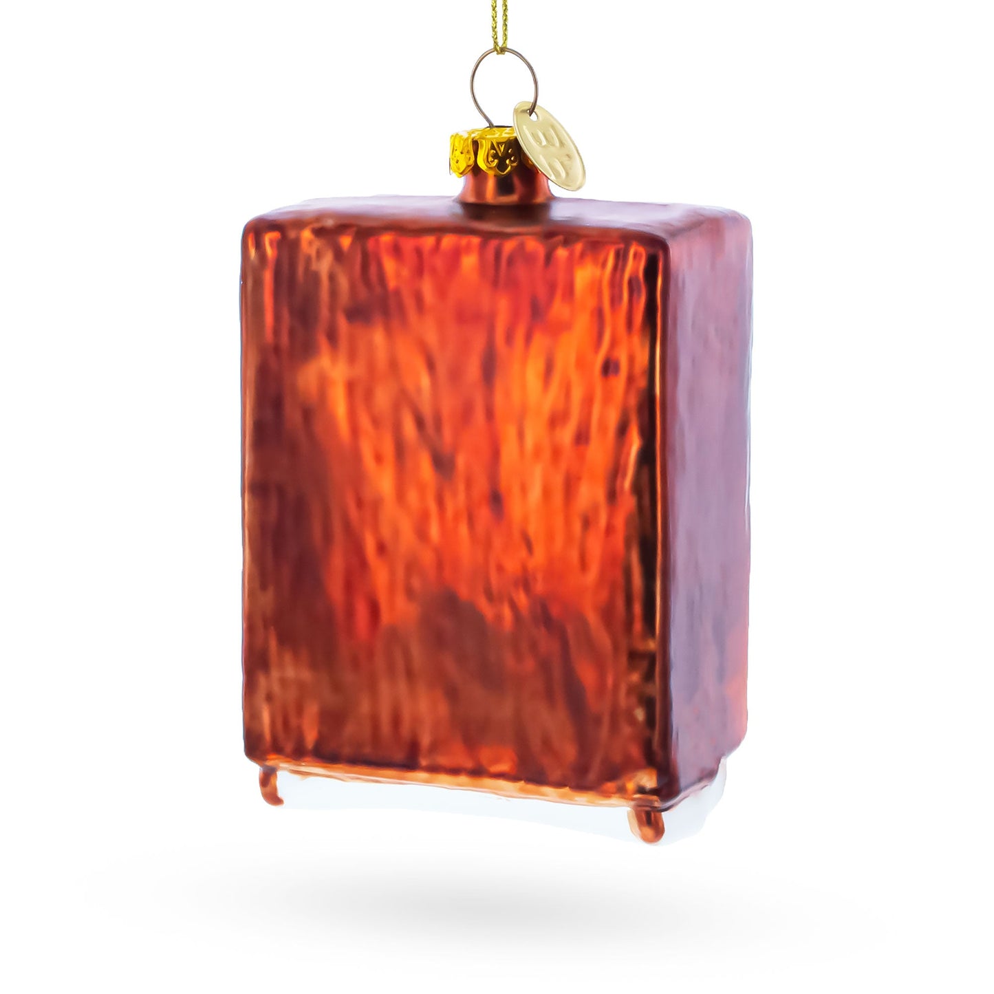 Nostalgic Retro Classic TV Glass Christmas Ornament