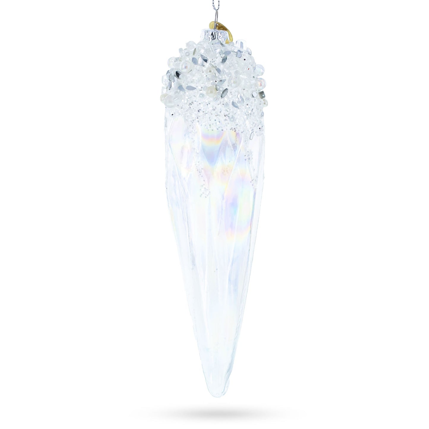 Sparkling Crystal Glass Christmas Ornament