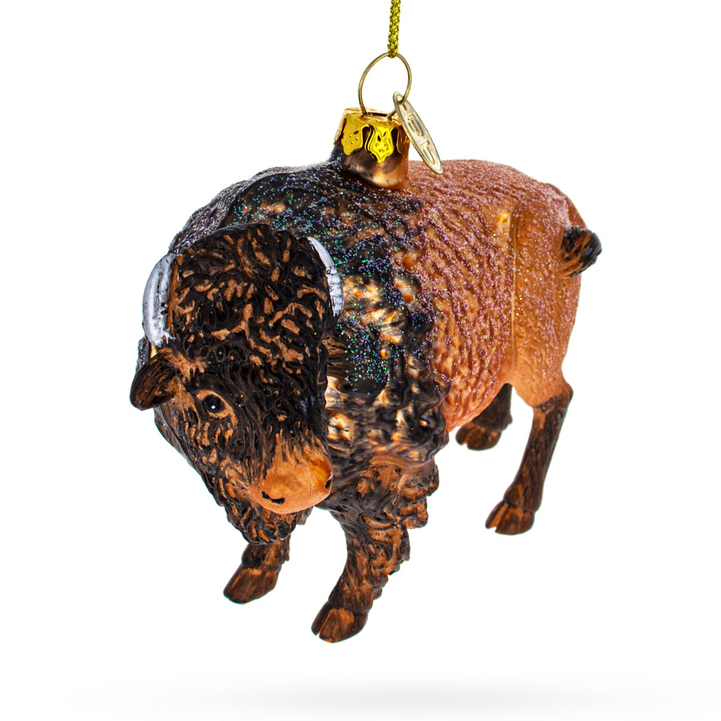 Buffalo Glass Christmas Ornament