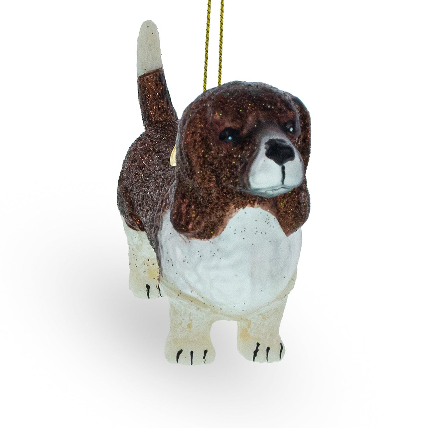 Cocker Spaniel Glass Christmas Ornament