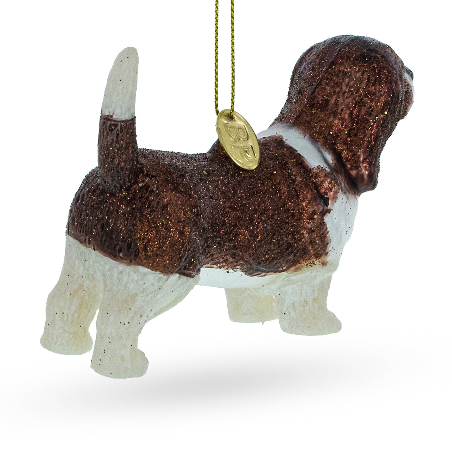 Cocker Spaniel Glass Christmas Ornament
