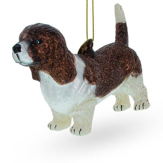 Cocker Spaniel Glass Christmas Ornament