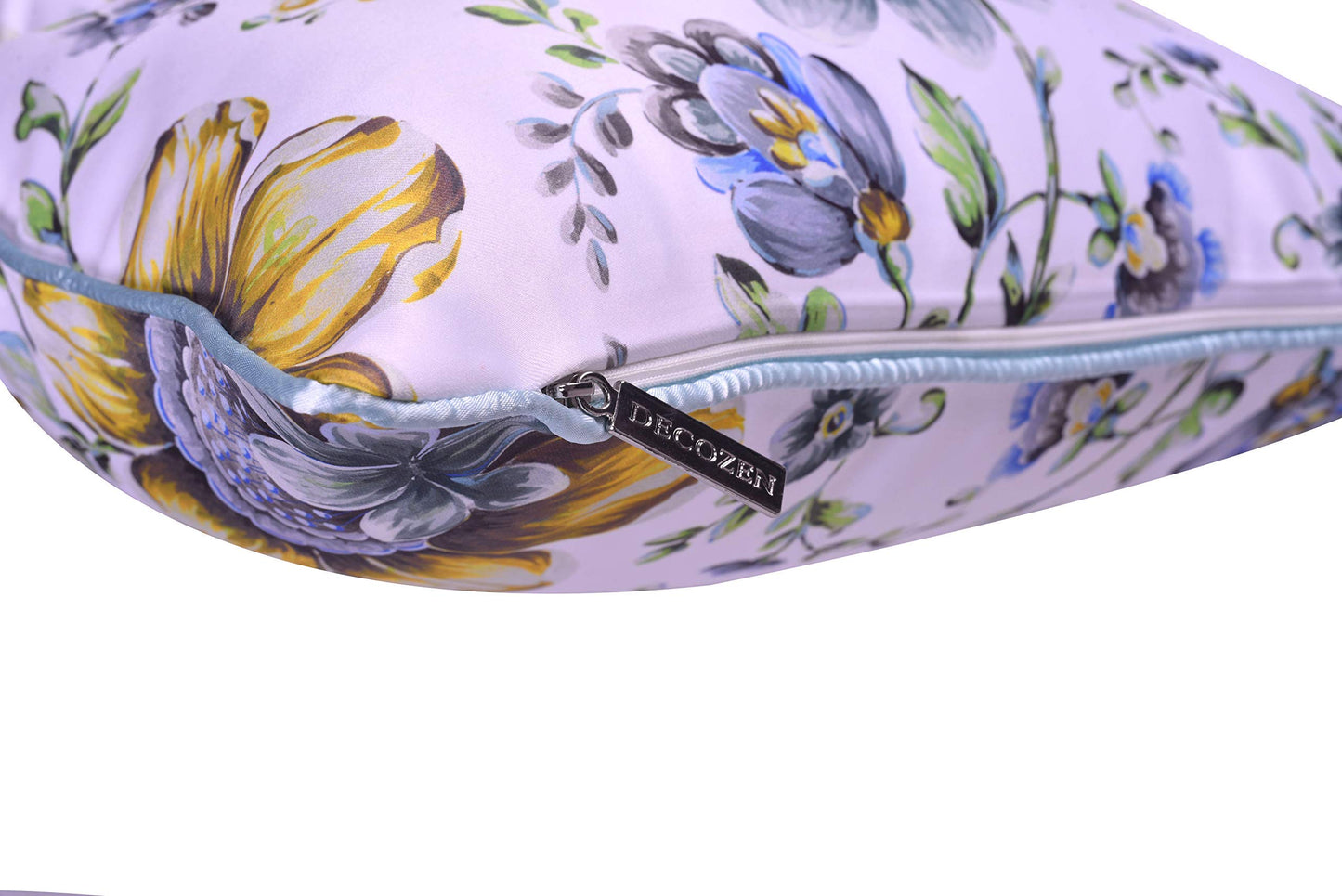 Floral Throw Pillow Covers - 20 x 20 Inches | Printed Cushion Covers With Zipper Closure