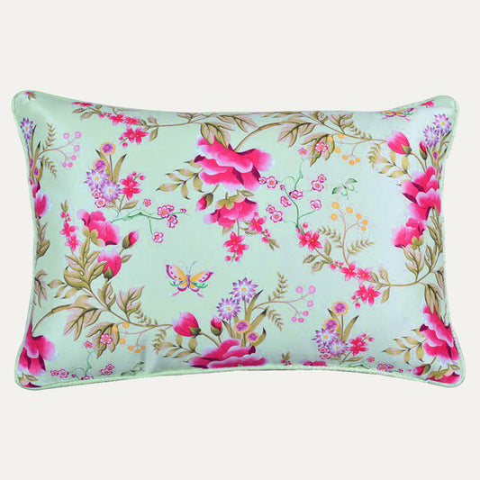 Floral Throw Pillow Covers - 14x20 Inch Decorative Cushion Covers | Zipper Closure
