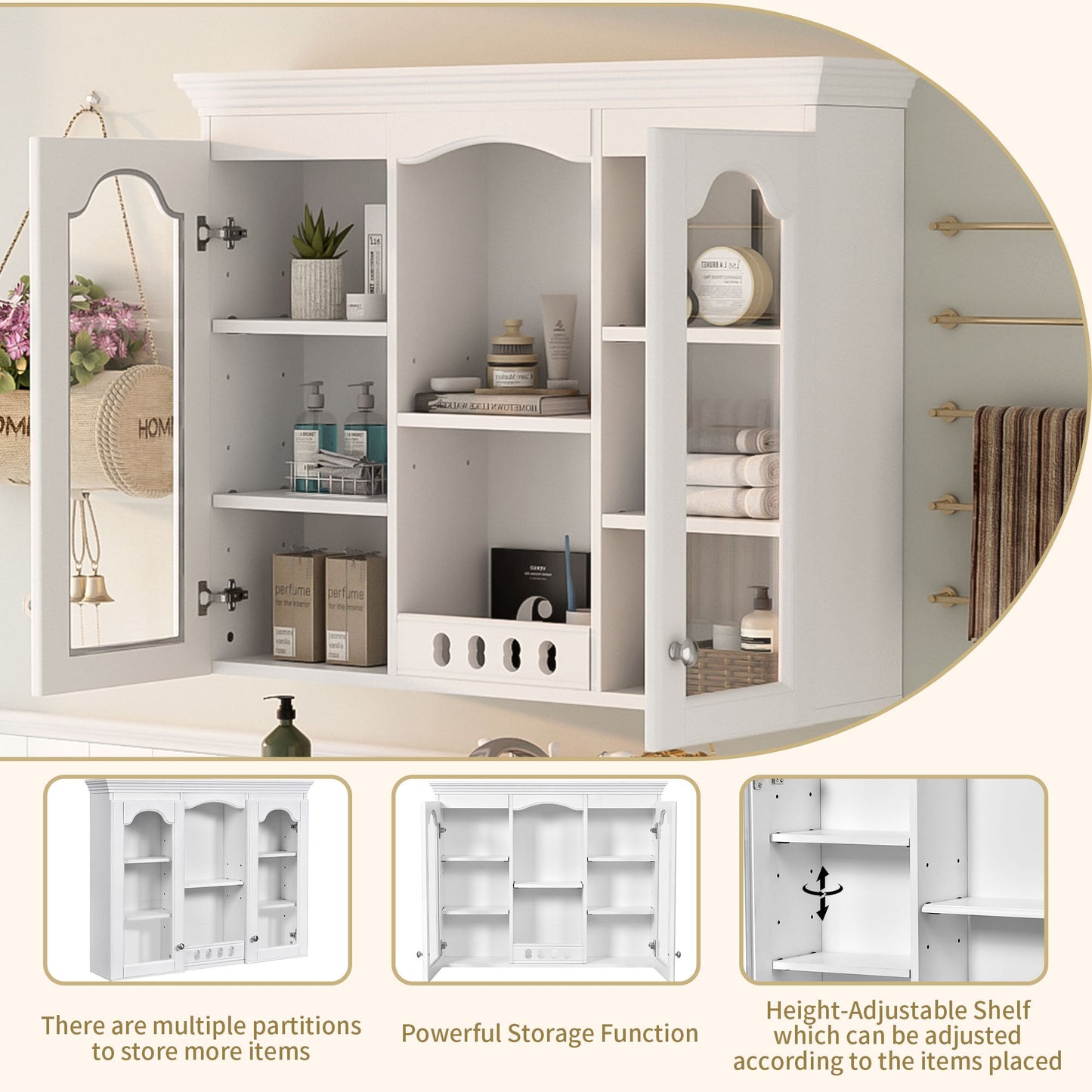 Wall Mounted Medicine Cabinet