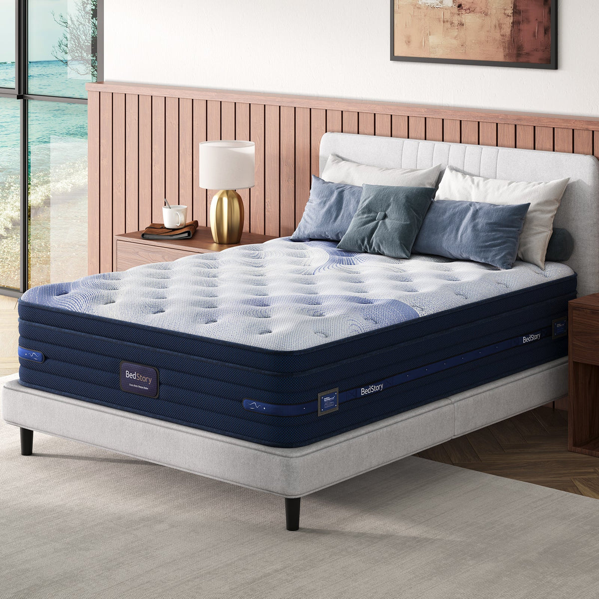Bedstory Spine Align Pro 13" Twin Firm Hybrid Mattress