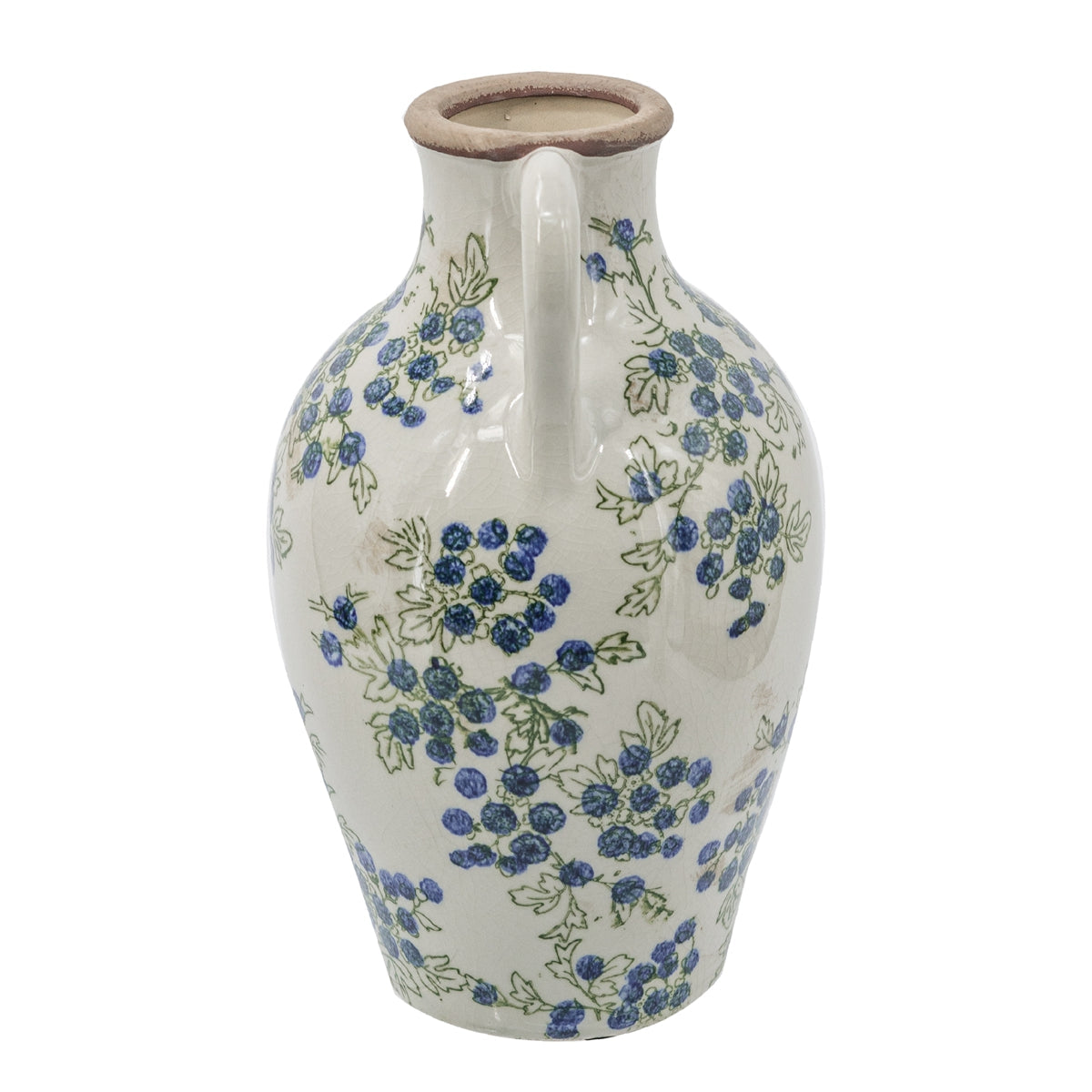 Vintage European Pottery-Inspired Vase