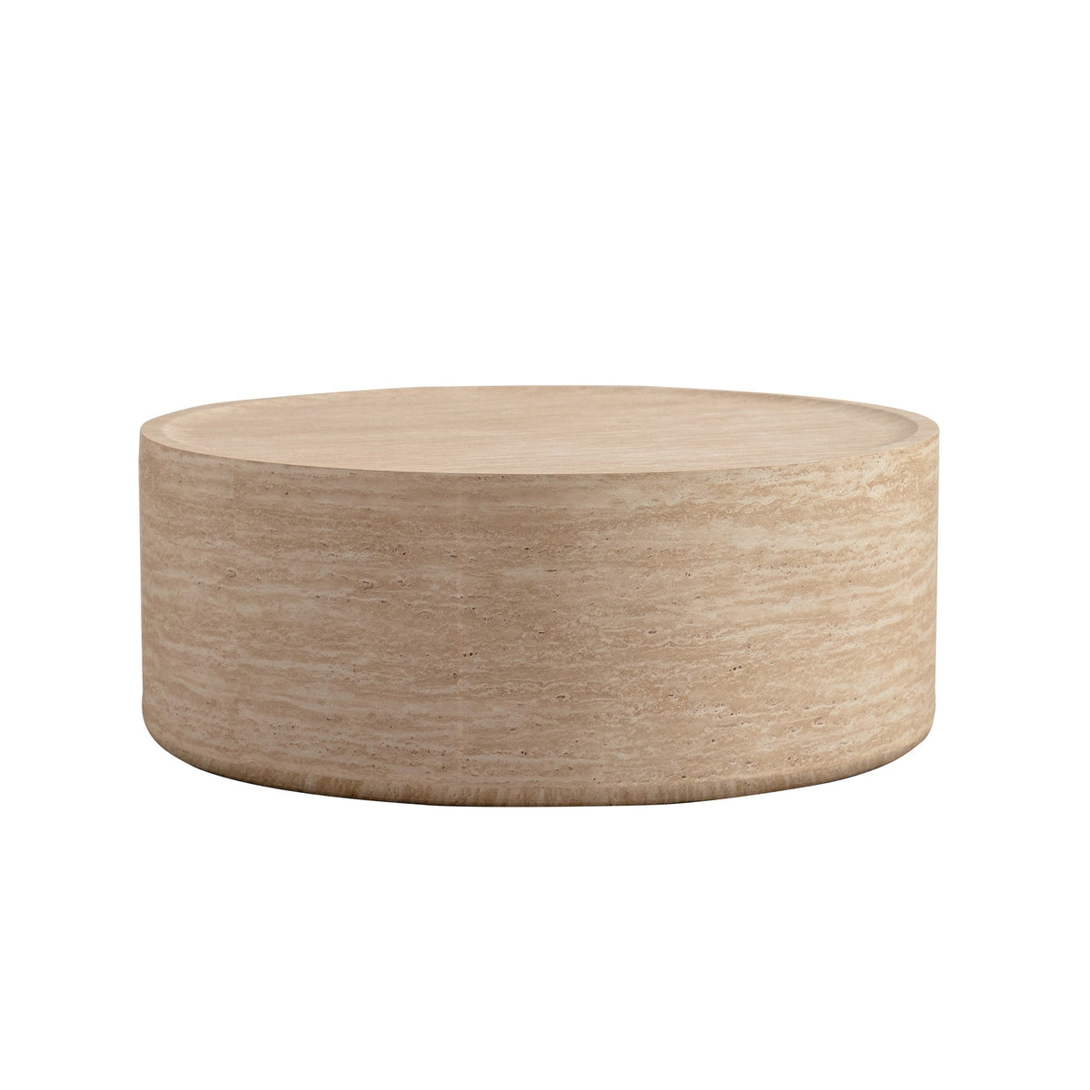 31.5'' Round Coffee Table with Mars Pattern for Living Room