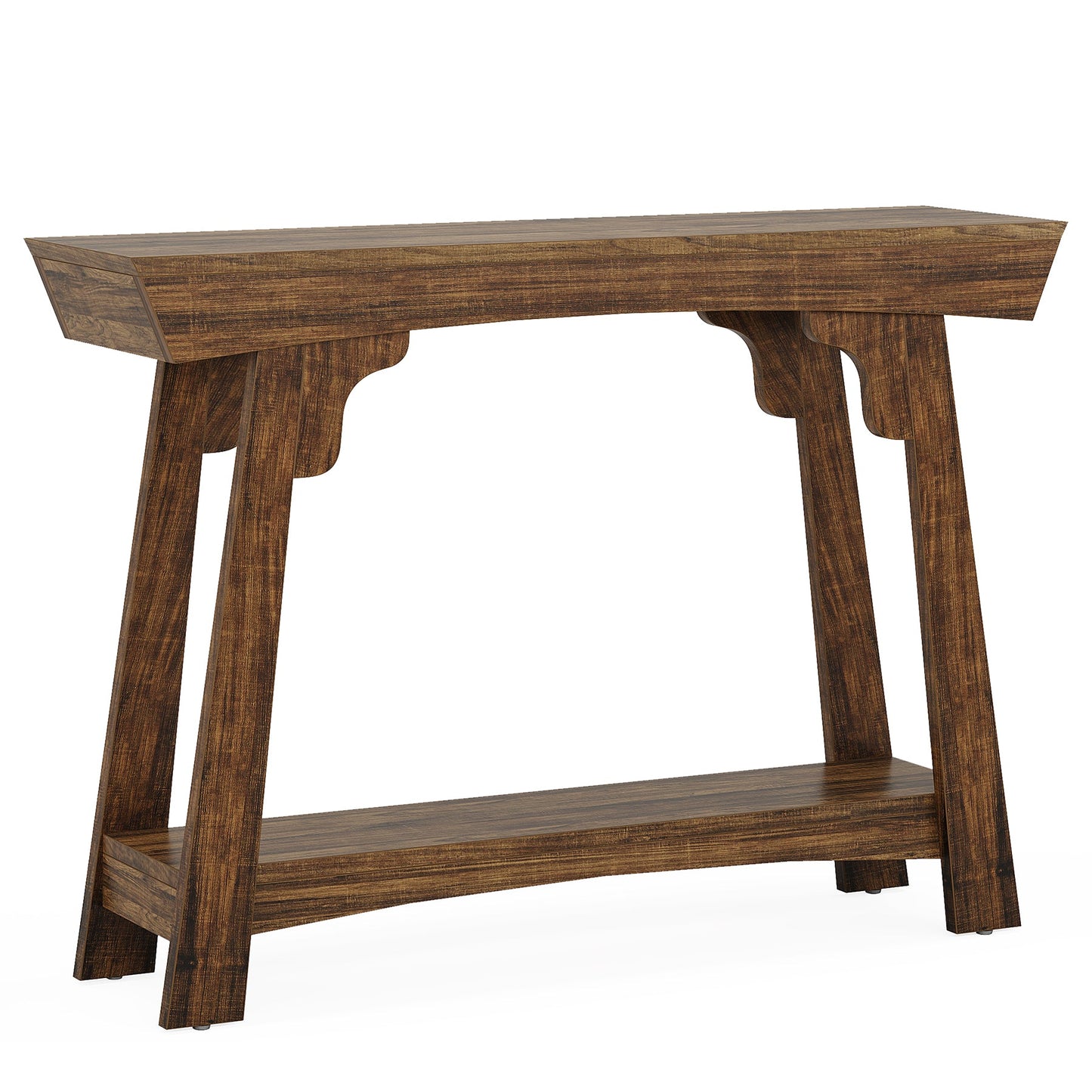 41 Inch Wood Console Table Behind Couch
