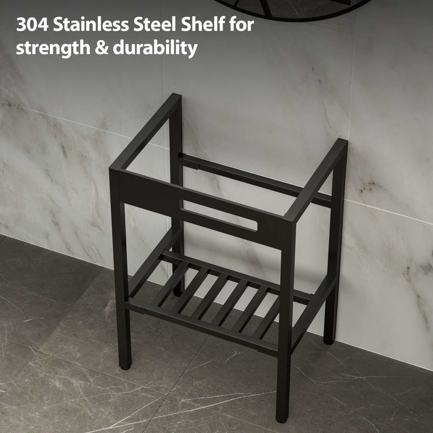 24" x 18" Bathroom Ceramic Console Sink