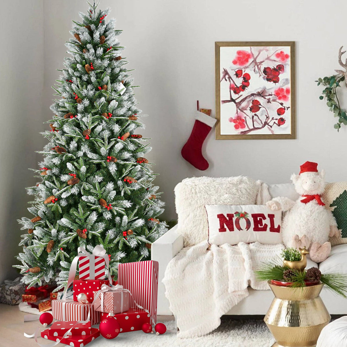8FT Christmas Tree with 2850 Tips