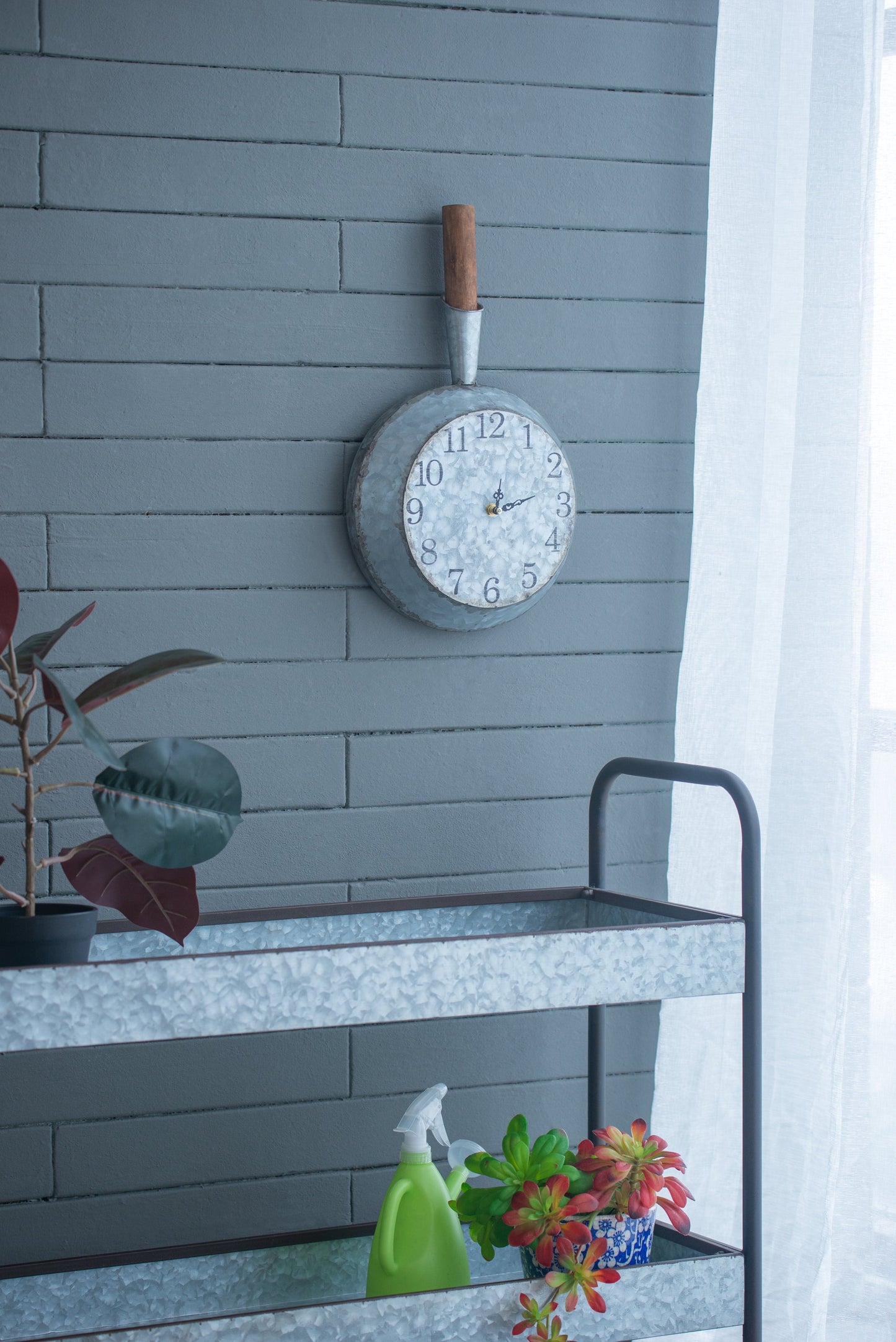 10.6x3x18.1' Frye Wall Clock