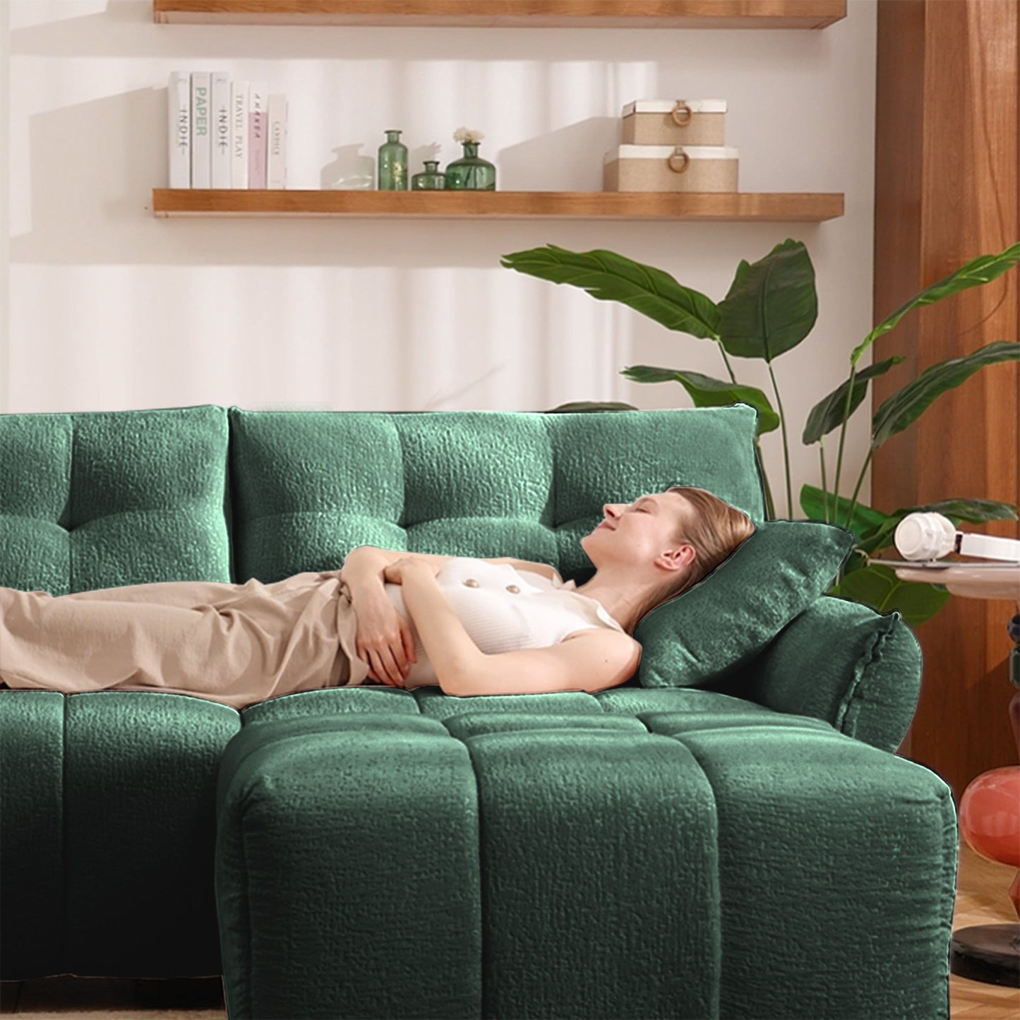 3-Seater Sofa Set with Pillows