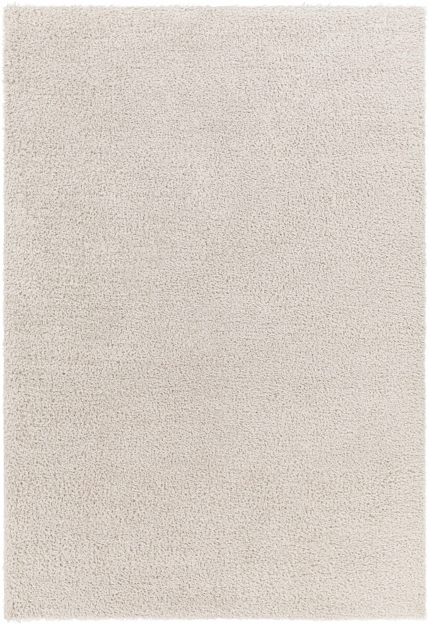 Heavenly Solid Beige Plush Rug