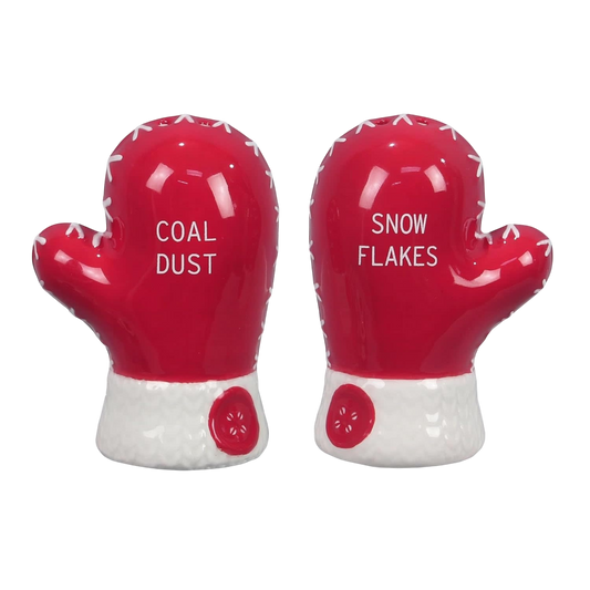 Mitten Shaped Salt and Pepper Set