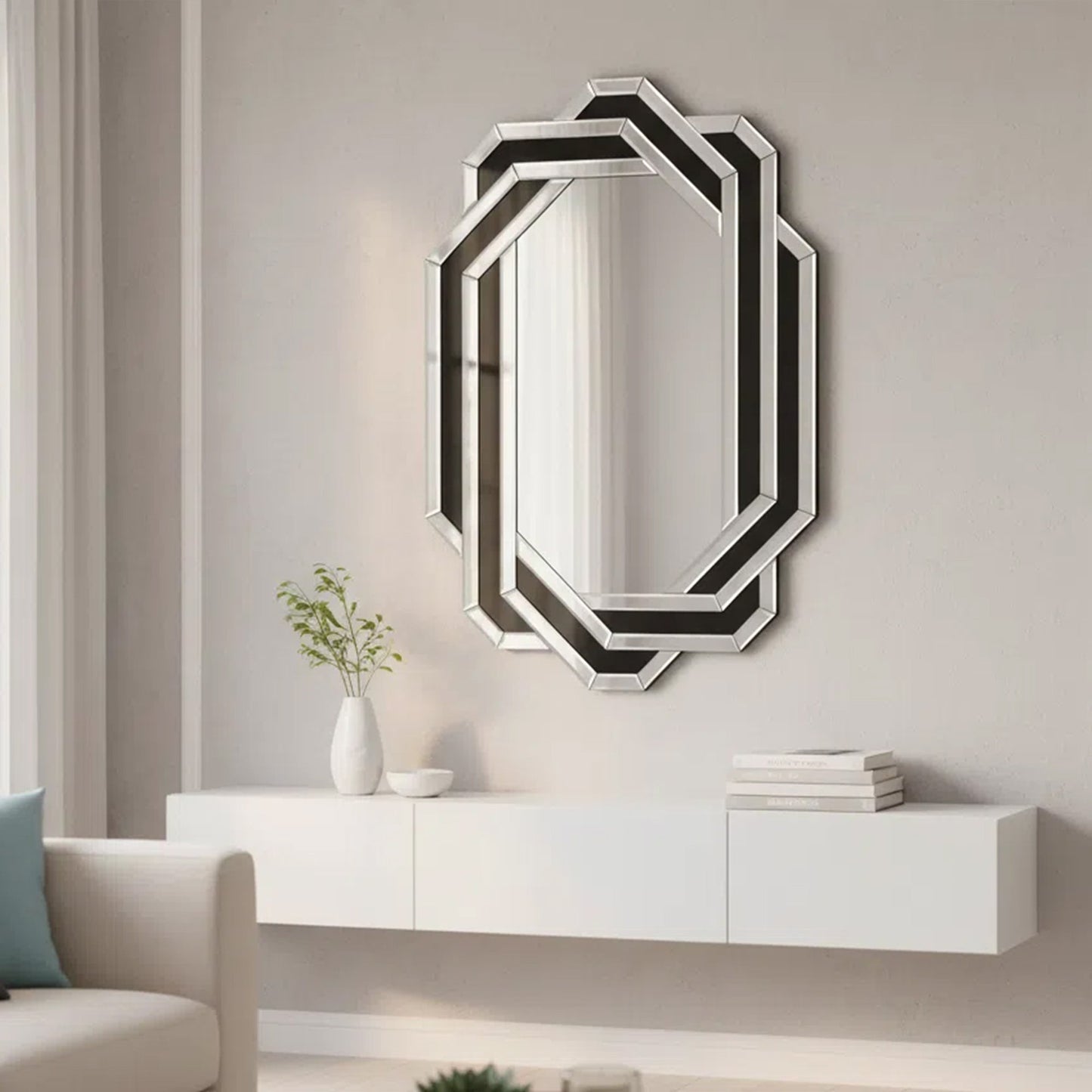 Decorative Wall Mirror for Modern Bathrooms and Living Spaces