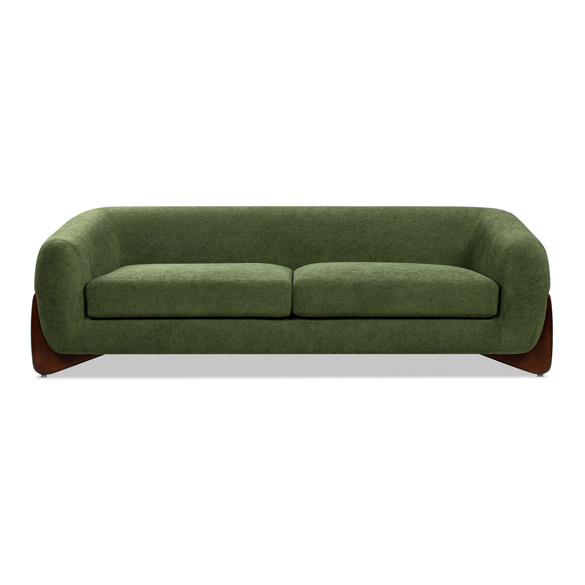 Alpine 90.5" Sherpa Sofa, Moss