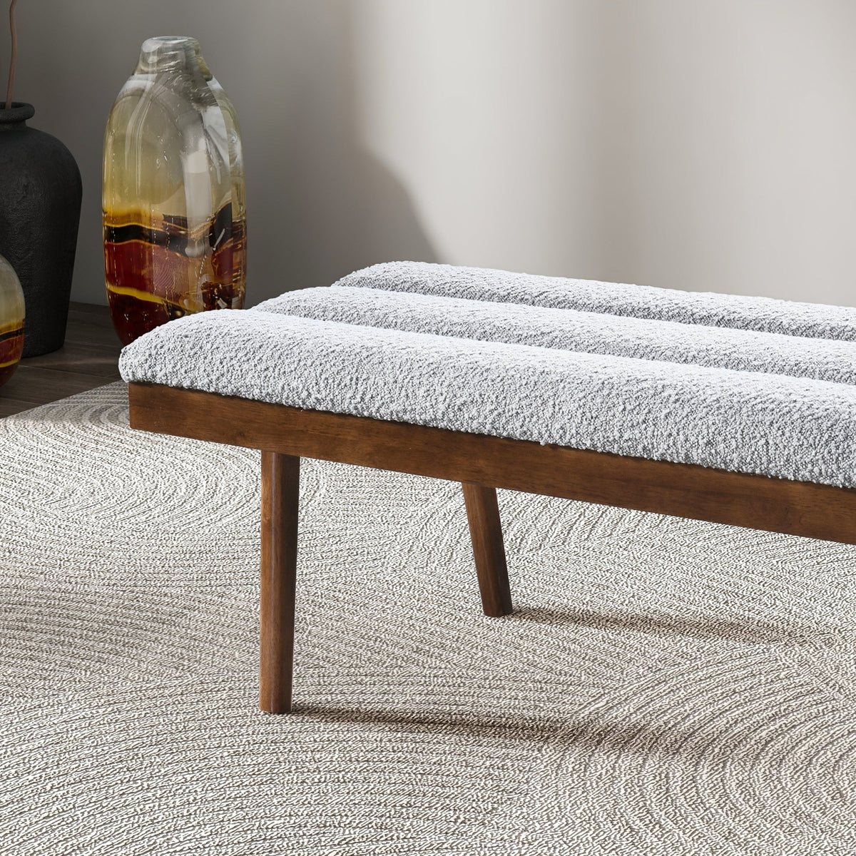 Troni Light Upholstered Bench