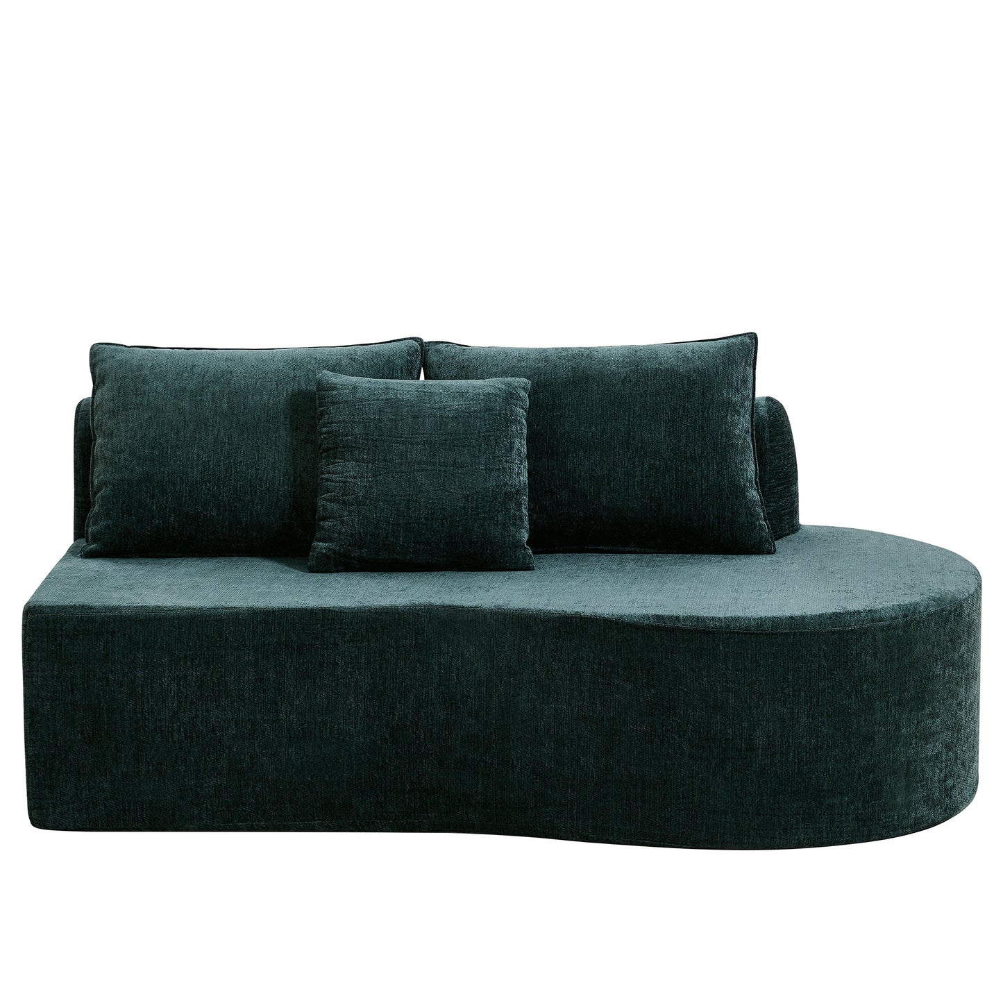 138.6" Modern Curved Modular Sectional Sofa