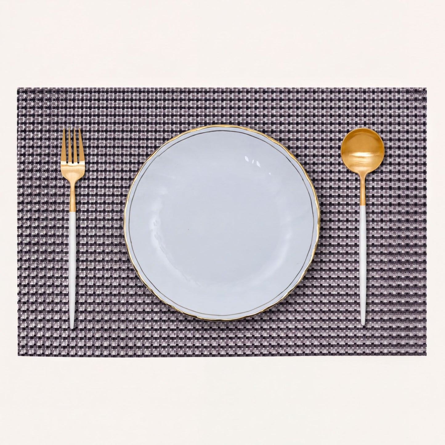 PVC Placemats – Non Slip, Heat Resistant Dining Table Mats for Indoor Outdoor Use