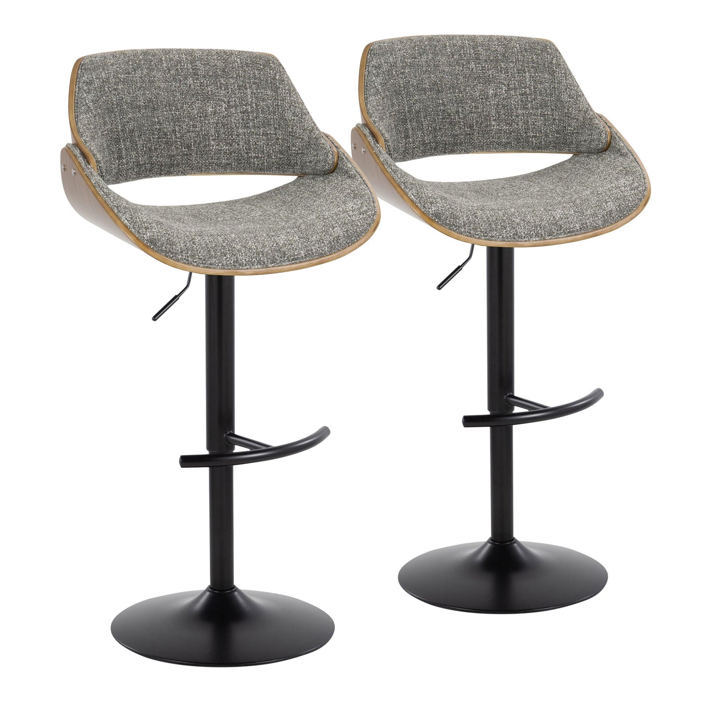 Mid-Century Modern Adjustable Barstool