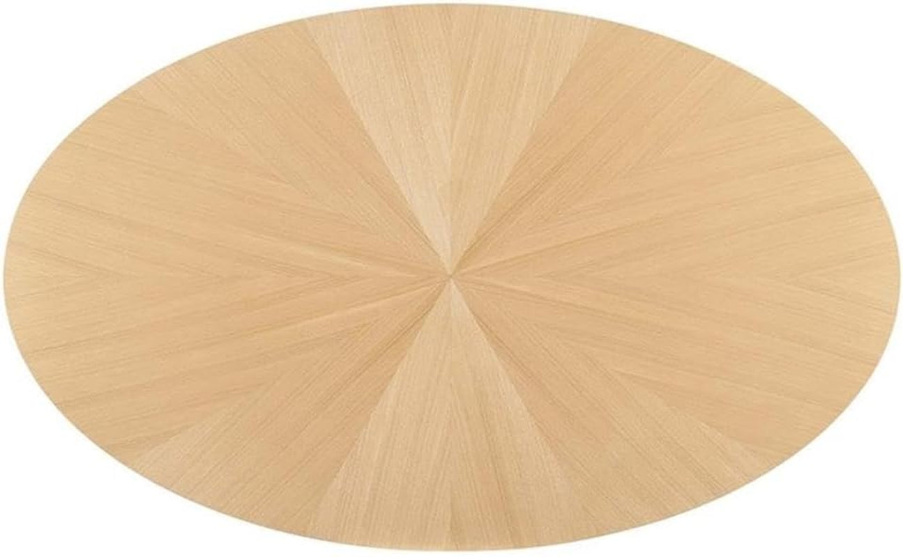 Crossroads 71 Inch Oak Oval Dining Table Mid Century
