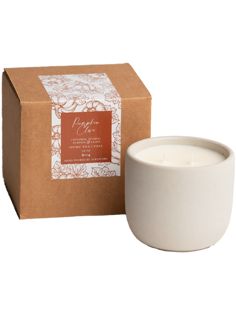 Pumpkin Clove Cement Candle