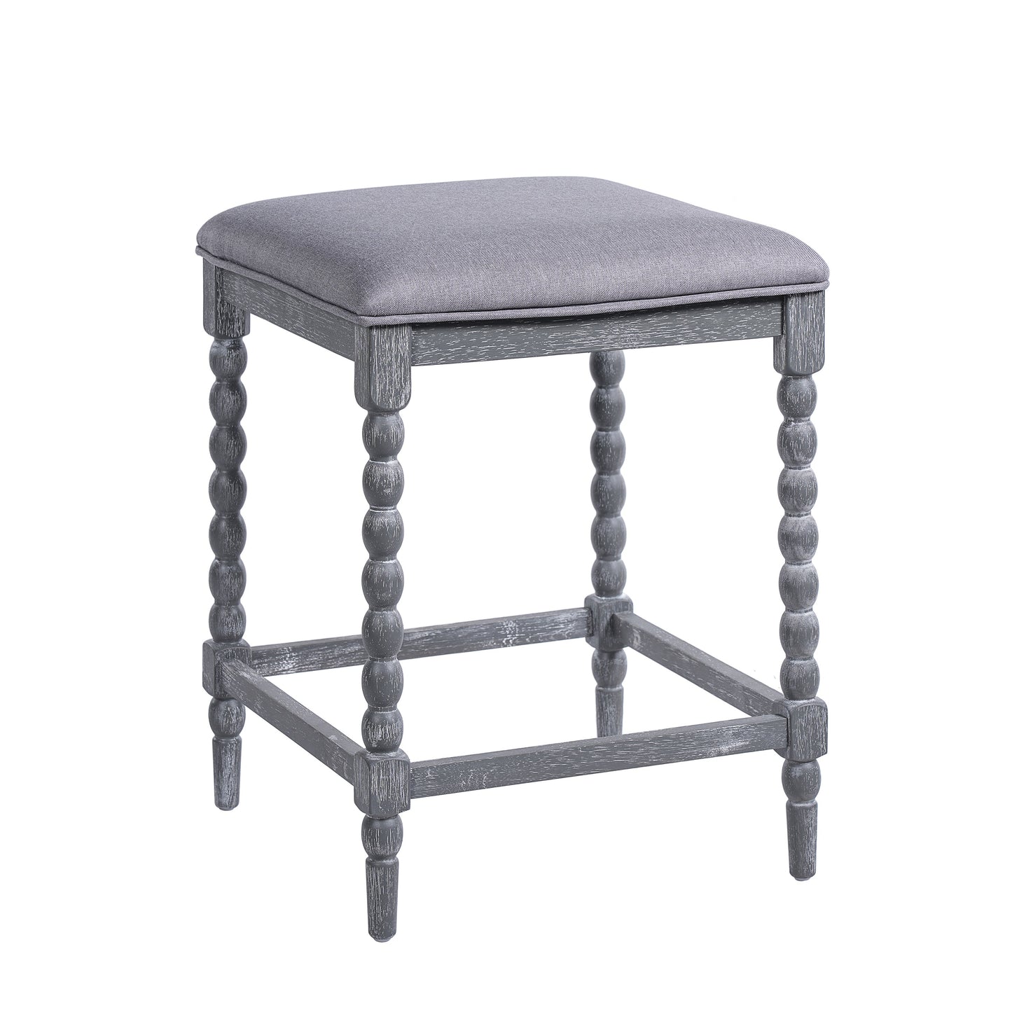 Set of 2 26'' Counter Stools with Upholstered Seat