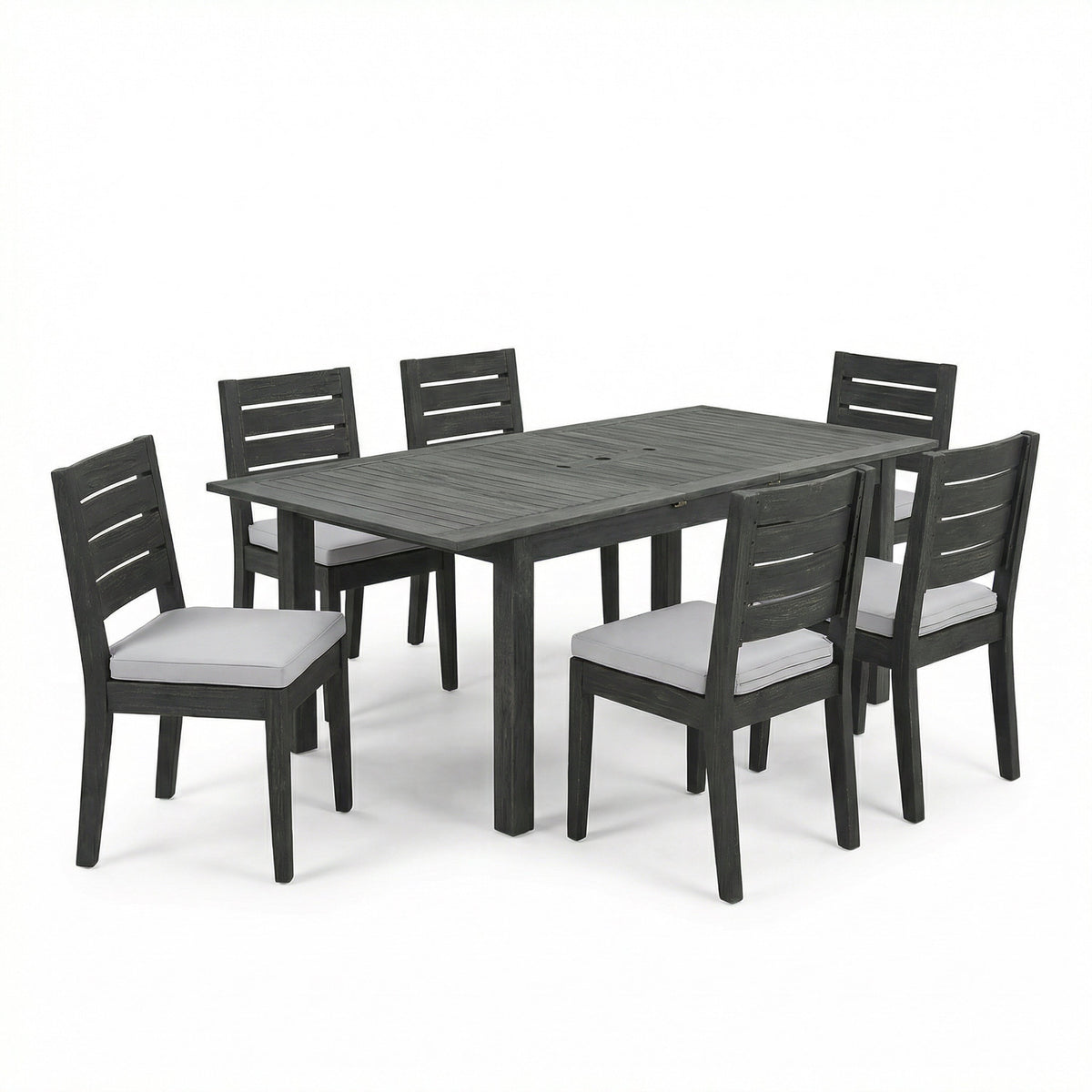 7-Piece Outdoor Dining Set - Acacia Wood