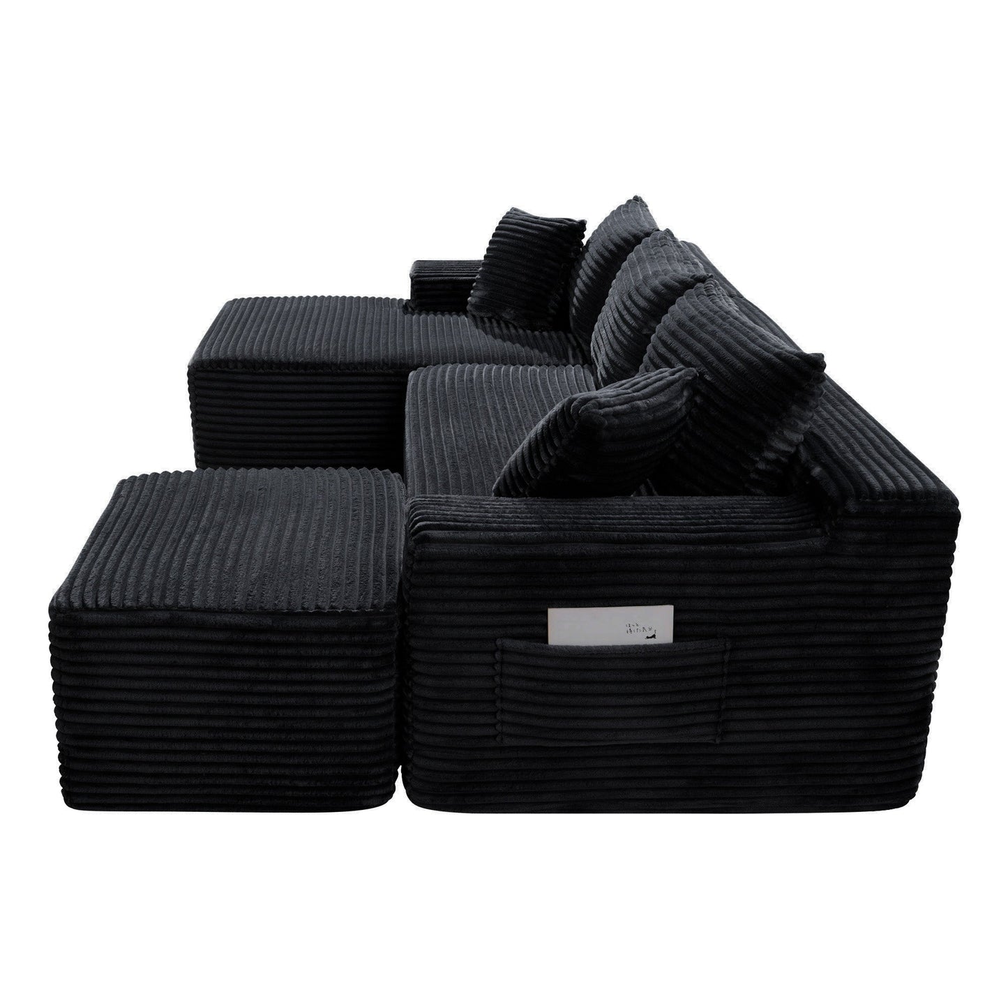 106.3" U-Shaped Cloud Sectional Sofa