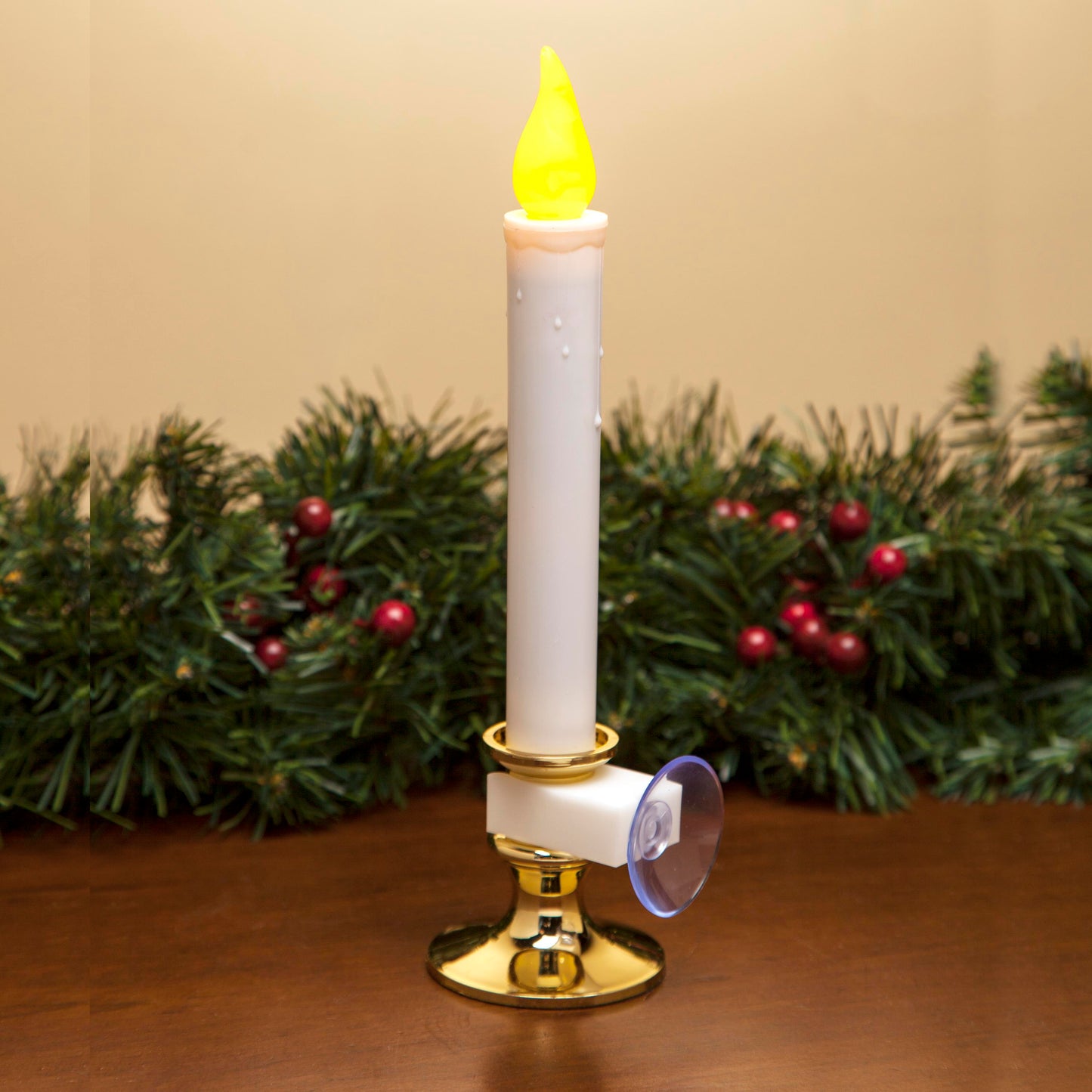 Classic Battery Operated Candolier with Gold Base