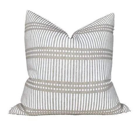 Dash Dot Pillow Cover in Chalk, Walter G Pillows, Decorative Throw Pillows