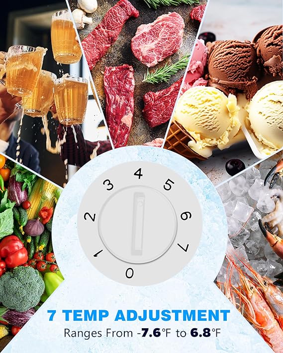 Chest Freezer with Removable Basket