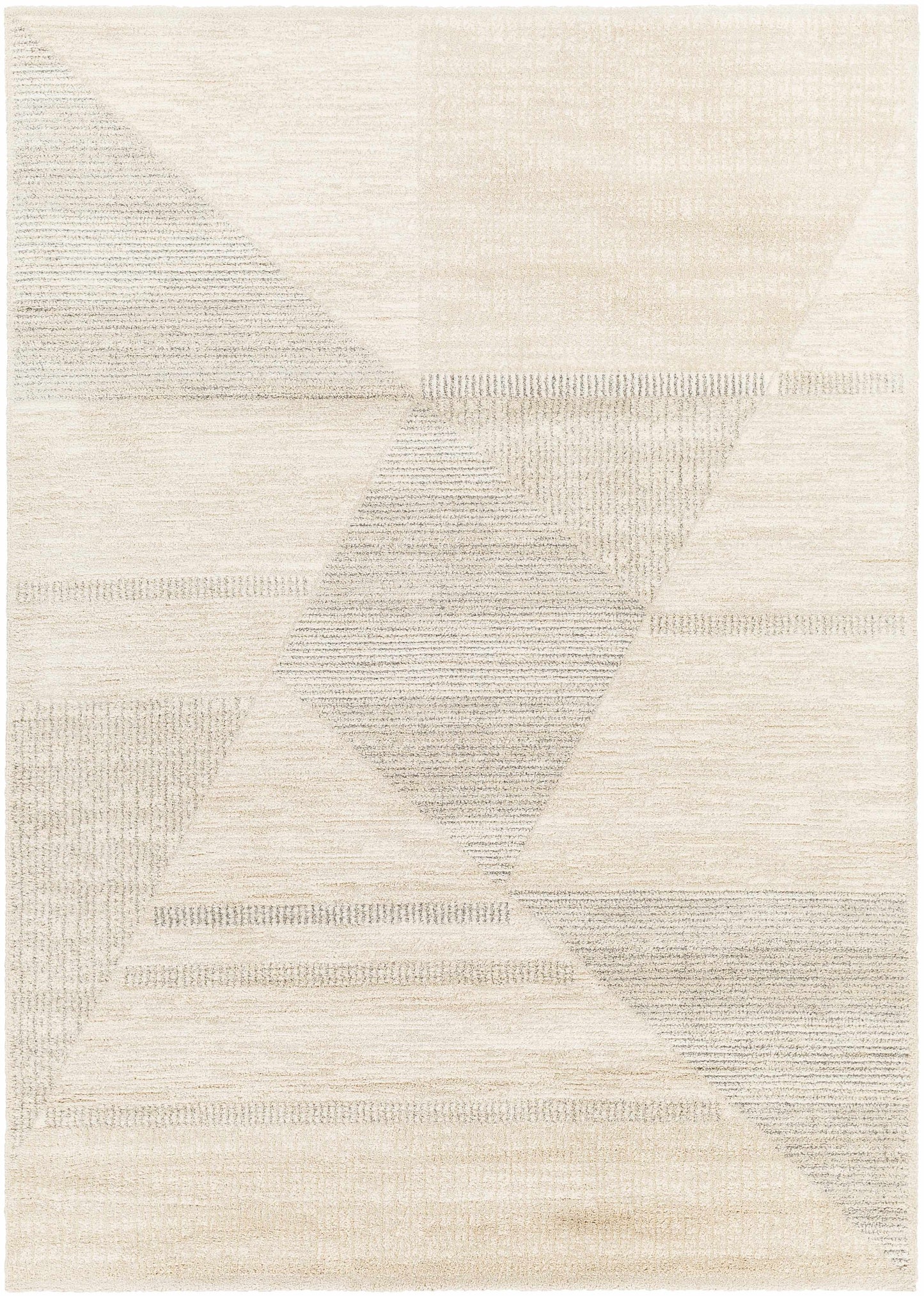 Chizu Geometric Neutral Luxe Rug
