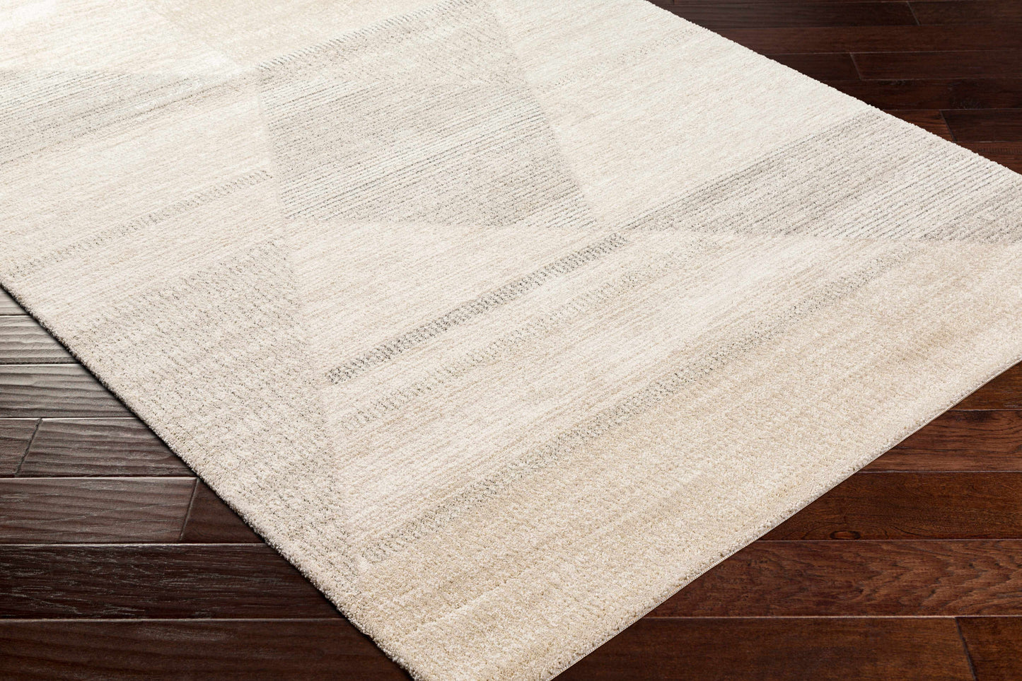 Chizu Geometric Neutral Luxe Rug