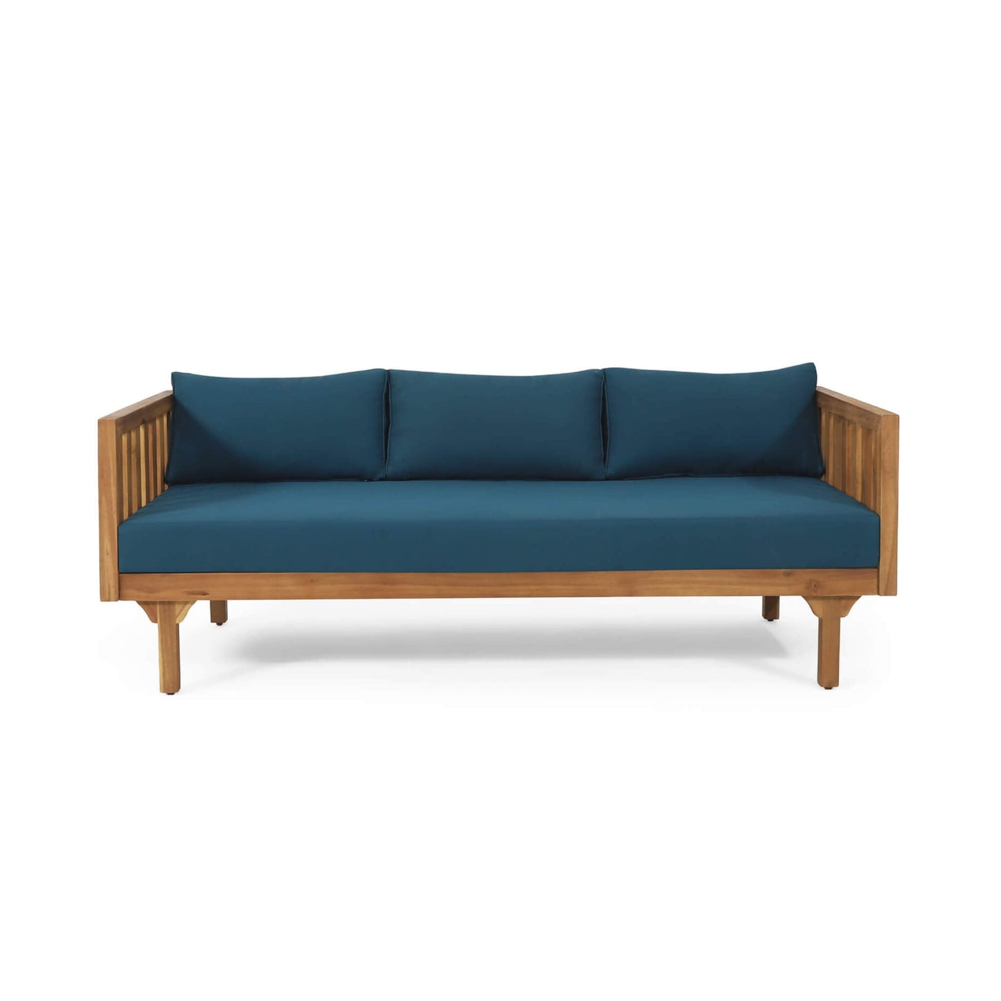 Claremont 3-Seater Acacia Wood Daybed Sofa With Water-Resistant Cushions (SAK65773)