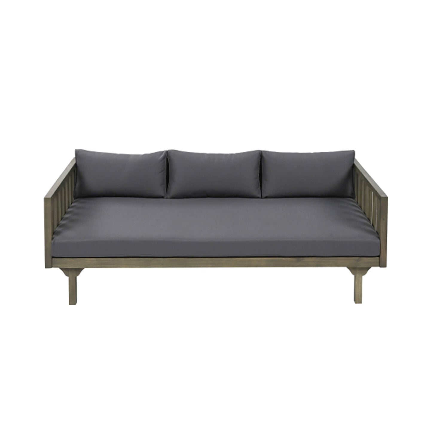 Claremont 3-Seater Acacia Wood Daybed Sofa With Water-Resistant Cushions (SAK65773)