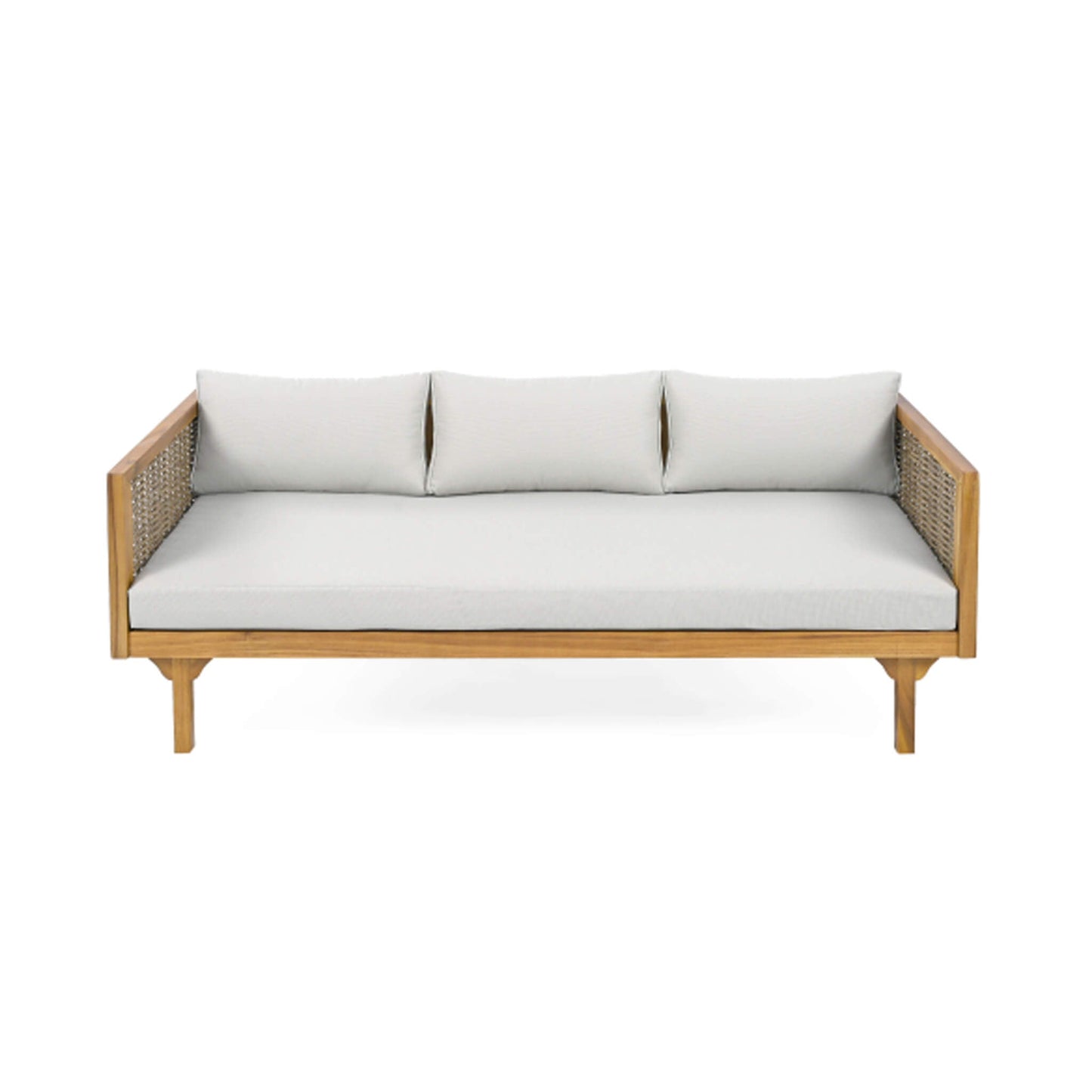 Claremont 3-Seater Acacia Wood Daybed Sofa With Water-Resistant Cushions (SAK65773)