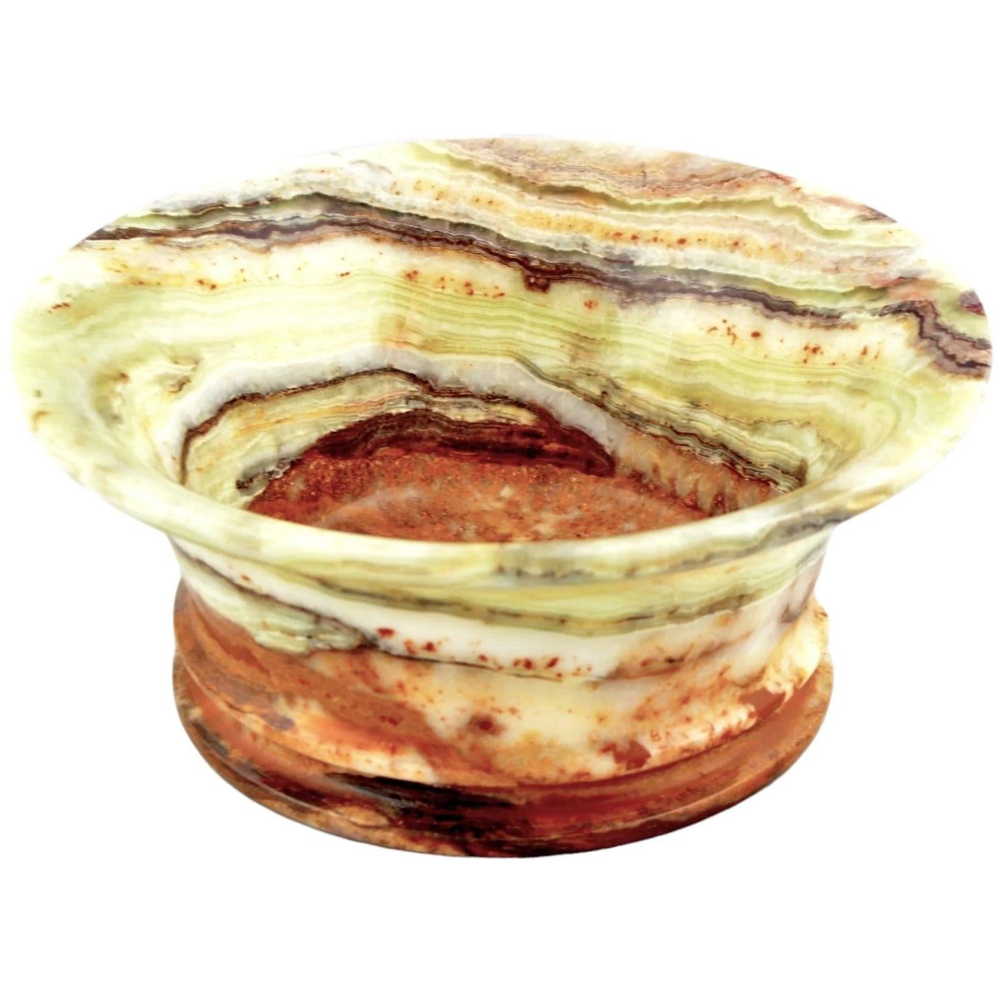 Classic Fruit Bowl - 8 inch Light Green Onyx