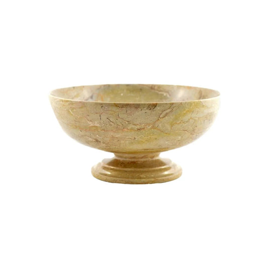 Classic Fruit Bowl in Sahara Beige Marble