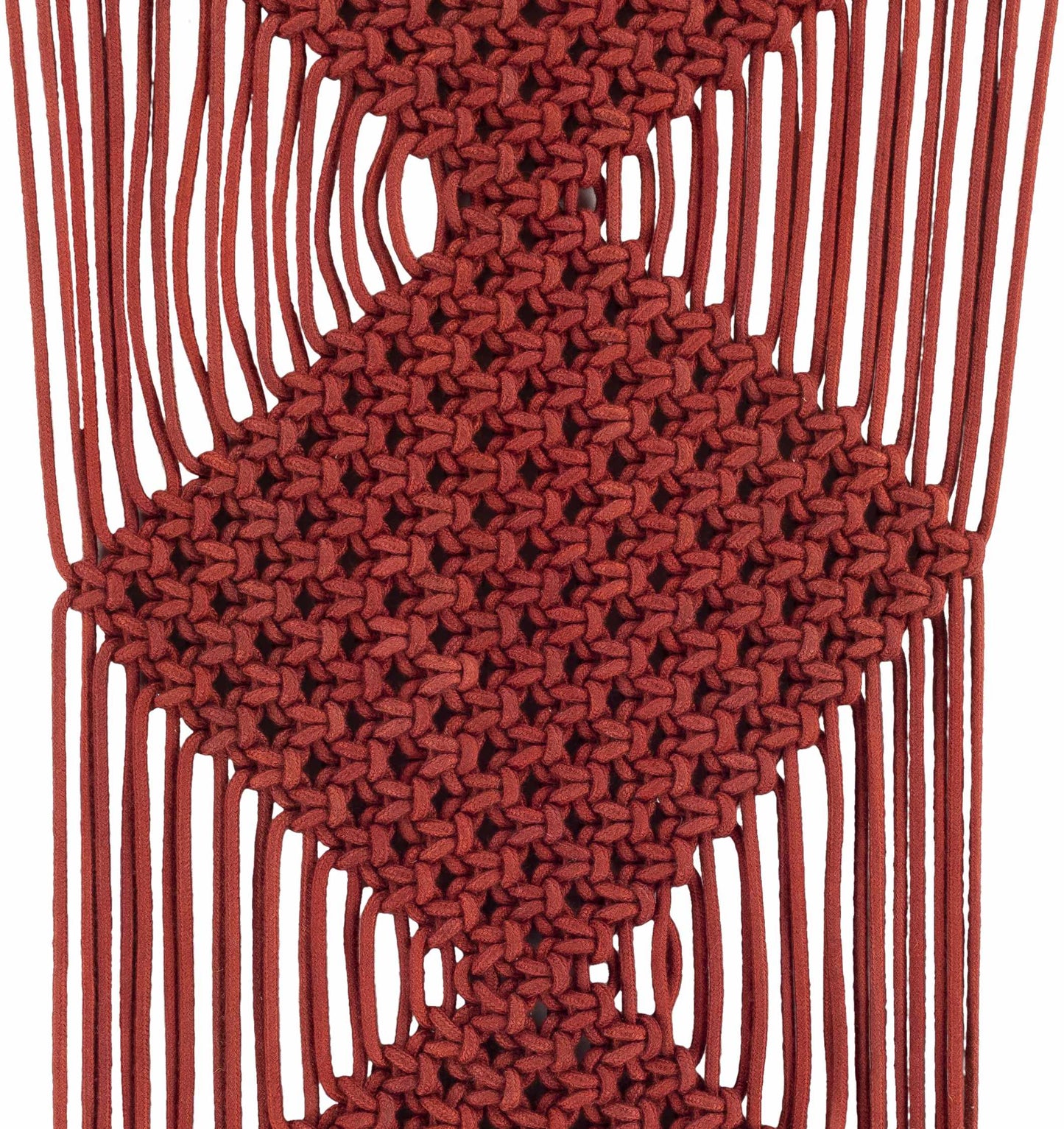 Columbio Rust Macramé Wall Hanging Decor