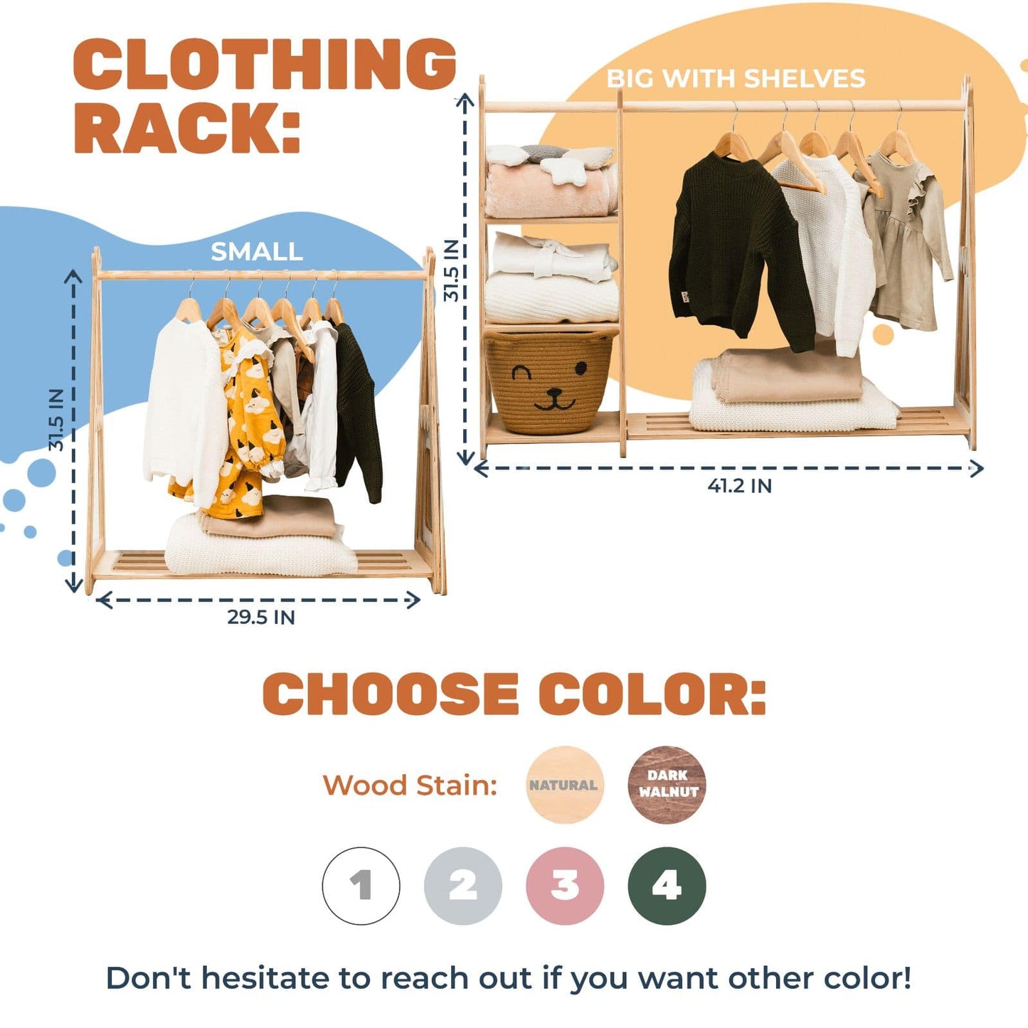 Teepee Clothing Rack