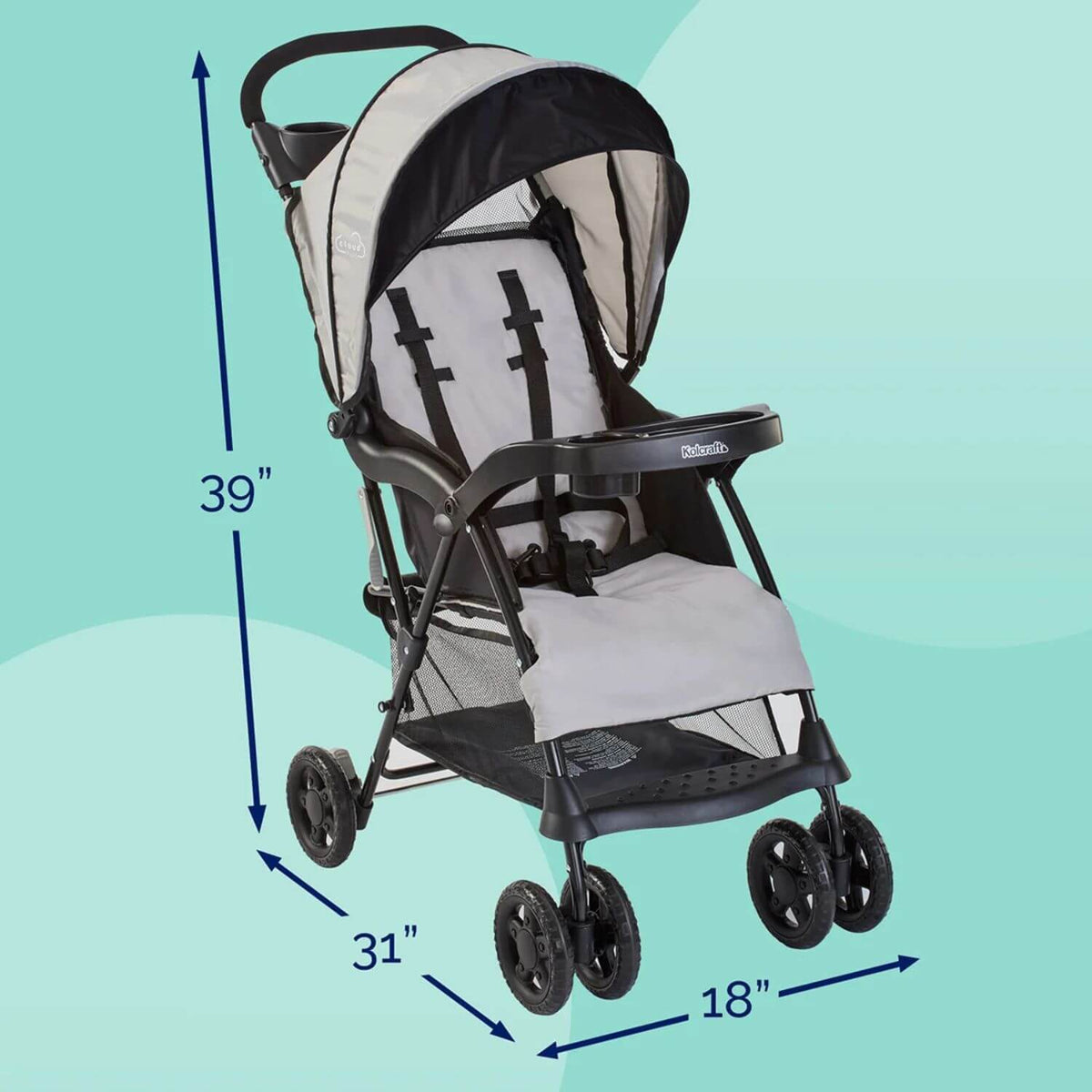 Kolcraft Cloud Plus Lightweight Stroller