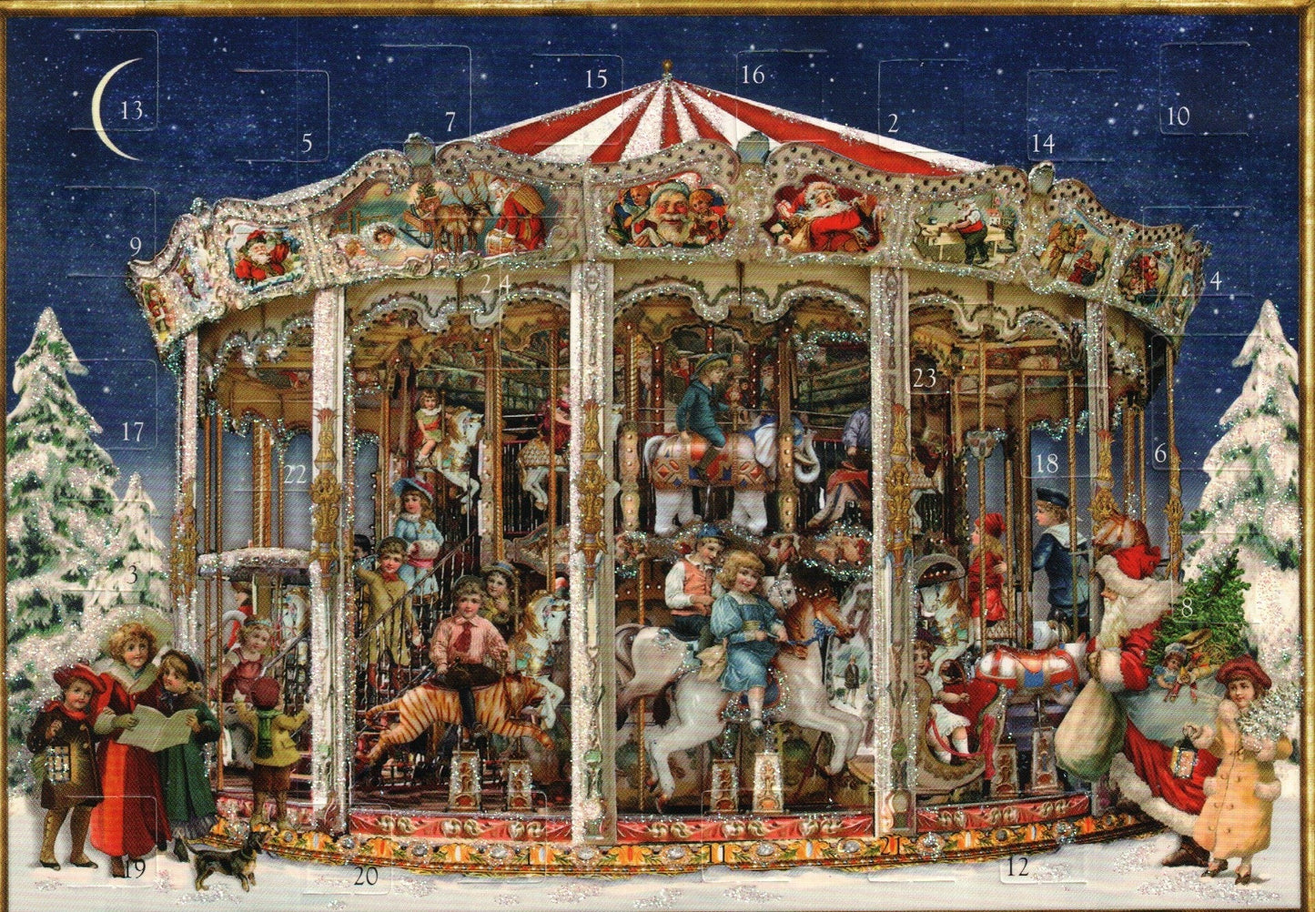 Coppenrath Mini Advent Card With Envelope - Carousel