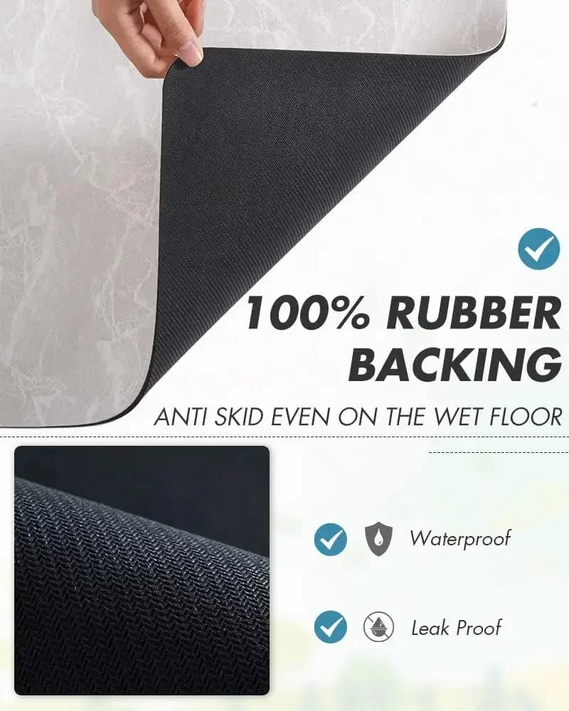 Coffee Mat - Water-Absorbent Rubber Small