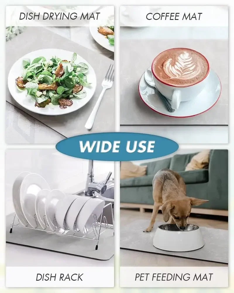 Coffee Mat - Water-Absorbent Rubber Small