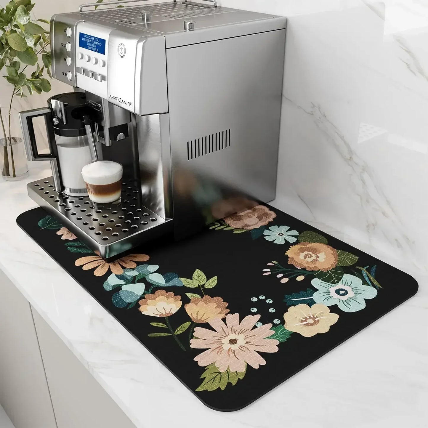 Coffee Mat - Water-Absorbent Rubber Small