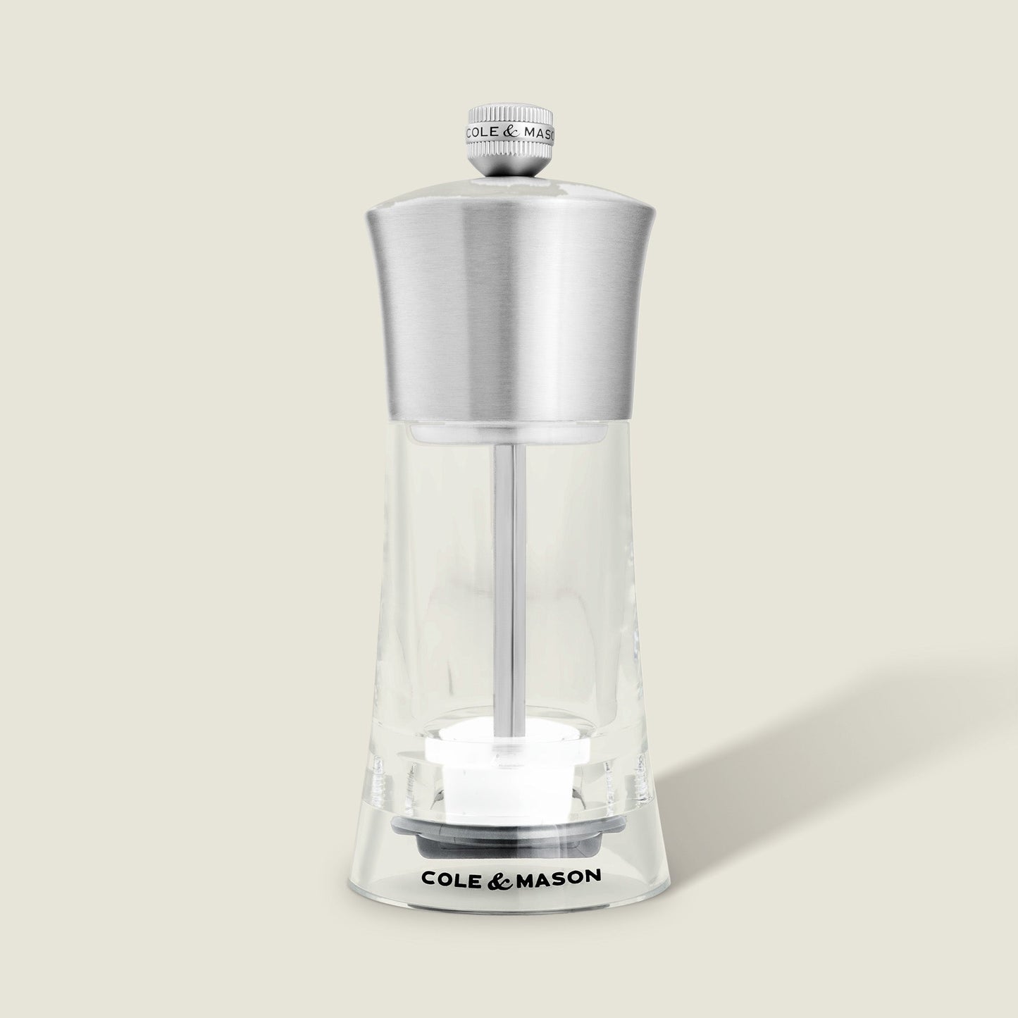 Cole & Mason Bromley Acrylic & Stainless Steel Mill 6"